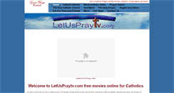 Desktop Screenshot of letuspraytv.com